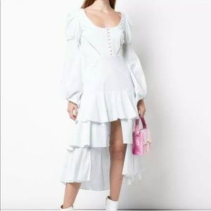 Jonathan Simkhai Gingham Poplin MIDI Dress 2